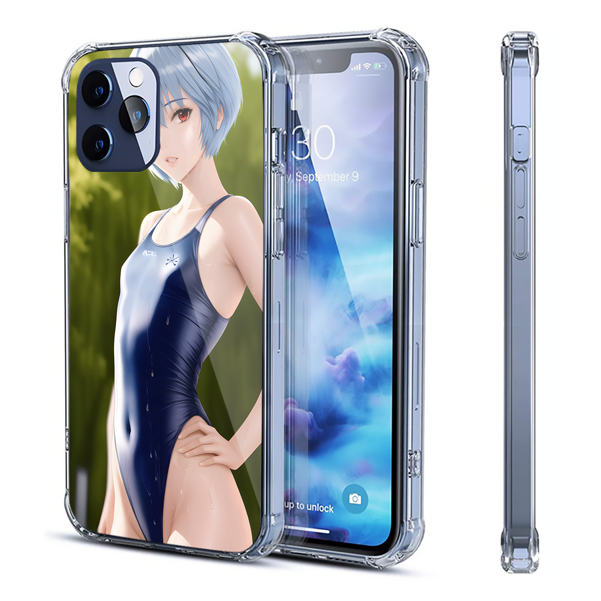 （画像用） EVA 新世紀エヴァンゲリオン 【iPhone 12シリーズ対応】透明スマホケース（クリアソフトケース）
